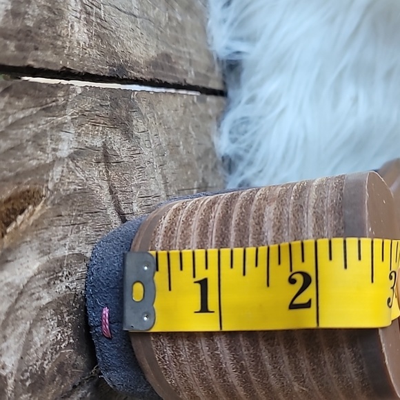 TOMS Leila Forged Iron grey Suede Mules in Size 6.5 - Picture 8 of 9